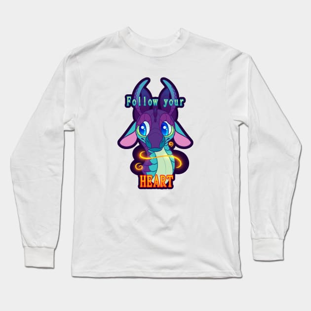 Motivational Blue (Wings of Fire) Long Sleeve T-Shirt by EnchantedAnimal